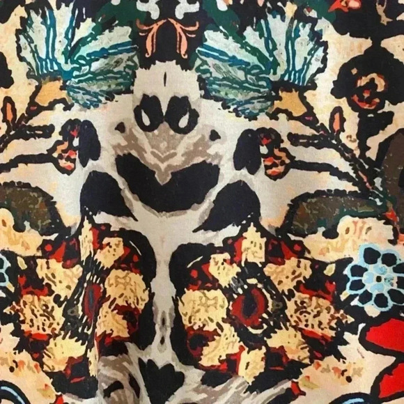 Ali Miles Womens Animal Print Top - Picture 3 of 6